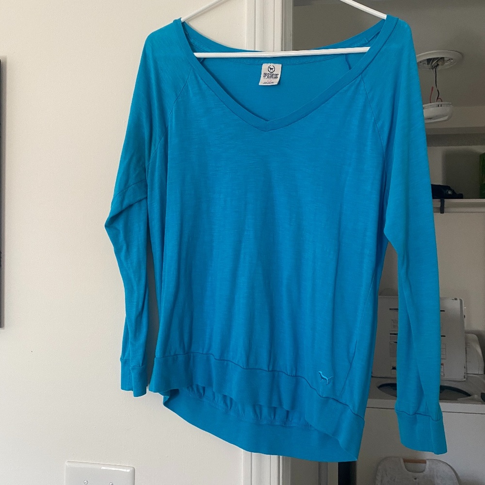 Blue Victoria’s Secret Pink Lounge Top